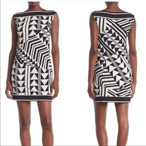 NWT Trina Turk x Disney Incredibles Stretch Jersey Felana Shift Dress S 2 4 Geo
